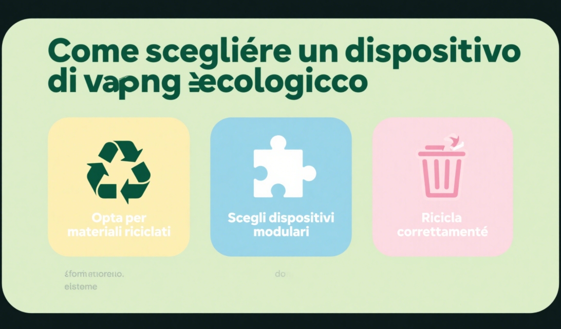 Nuovi materiali ecologici per i dispositivi di vaping: La rivoluzione sostenibile del 2025